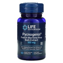 라이프익스텐션 피크노제놀 100mg 베지테리안 캡슐, 60개입, 1개