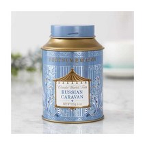 포트넘 앤 메이슨 틴 러시안 카라반 티 125g Fortnum & Mason Russian Caravan Tea Loose Leaf Tin, 1개