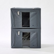 모던하우스 광명점 WOW HEIM 윈도우 매탈 폴딩 수납 그레이 66L 2P BT0220001