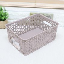 ZCH649727바스켓 색상랜덤 오픈형 3호 메쉬바구니 헤링본, 1