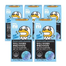 일동 마이니 아이케어 루테인 지아잔틴 복합 추출물 셀렌 아연 비타민A 비타민B 결명자 함유 눈건강 식약처인증 건강기능식품, 5개, 루테인지아잔틴 30캡슐