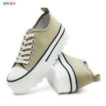 5.2cm 통굽 스니커즈 캔버스 신발 3color 여자스니커즈 신상운동화 여성 여자운동화 발편한운동화 여성스니커즈 요즘유행하는운동화 화이트스니커즈 흰색스니커즈 여자흰색스니커즈