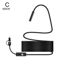 스마트폰 내시경 카메라 배관 누수 초소형 와이어 탐지기 핸드폰 5.5 Mm IP67 Waterproof Mobile Phone Endoscope Camera 6 LEDs Adju, [03] 5M