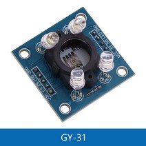 아두이노키트 프로그래밍 전자 아두이노 모듈 부품 gy-31 tcs3200 tcs230 감지기 모듈 색상 인식 센서 액세서리 mcu arduino diy 모듈 dc 3-5v 입력