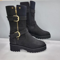 탠디 X22514 BLACK 여성 하프 부츠 5cm 미셸by탠디 MK120AB