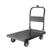 충전 충전식 운반차 전동 대차 구루마 손수레 리어카 전기 트롤리 트럭 평판 풀 창고 물류, 300KG 10km