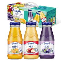 해태htb 썬키스트병쥬스 오포사 180ml x 24병 주스 음료수 음료선물세트, 썬키스트 오포사 180ml x 24병★