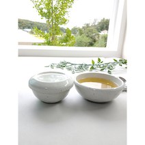 동글 도자기 단반상기(총3p)세트, 보라