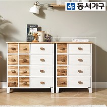 동서가구 심플 원목 수납장 다용도 500 8단서랍장 DF920587, 색상:내추럴