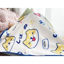 플란넬 시바견 캐릭터 여름 무릎담요 휴대용 차량용 사무실 캠핑 차박 3size
