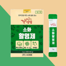 견냥생심 소화활멍제 강아지 유산균 영양제 구토 설사 췌장 소화효소, 1박스