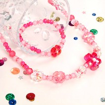 여아 어린이 아아동 유아 키즈 샤론 목걸이 팔찌 플라워 하트 세트