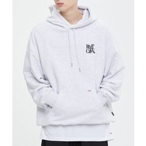 ROMANTIC CROWN 리센츠 로고 후디_라이트 그레이 RECENT LOGO HOODIE_라이트