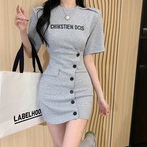 colorfulgourd모던 빈티지 심플 캐주얼 솔리드 초여름 걸즈 베이직 디자인 시크룩 패션 원피스 여