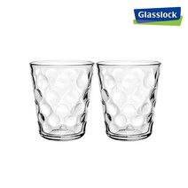 글라스락 강화유리컵+유리잔 2p 세트, 1개, 글라스락 수정 글라스 210 2p