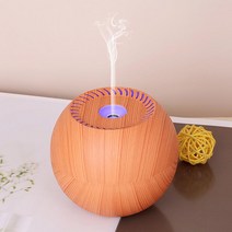 꽃병 우드 가습기 미니 디퓨저 가열식 필터없는 인테리어 LED 다이소 차량용 노필터 빗소리 난방텐트 청소쉬운 코스트코 굴뚝 기화식 생수통 용암 샤오미, P_다채로운볼라이트우드그레인