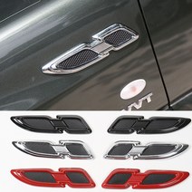 쭈bapha_K9스타일 휀다 가니쉬 스티커 차량튜닝 소품 엠블럼 자동 동차 블램♥LtMS, ♥LtMS레드