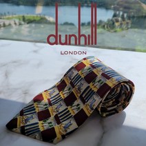 던힐 정품 명품넥타이 9.7cm B등급 A7180