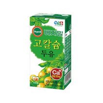 베지밀 베지밀 플레인 고칼슘 두유 190ml x 24팩, (베지밀) 고칼슘 두유 24팩
