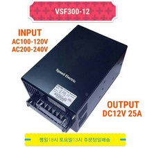썬트로닉스 VSF300-12 파워서플라이 SMPS DC12V 25A