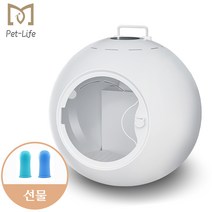 Pet Life 반려동물 드라이룸 초저소음음이온 헤어케어 저데시벨 한국표준플러그 살균소독 PLHG-01, 흰색