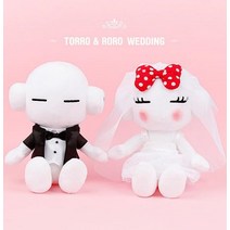 인형-25cm 신랑신부인형 캐릭터 캐릭터인형 금호타이어인형 금호타이어 신랑신부세트