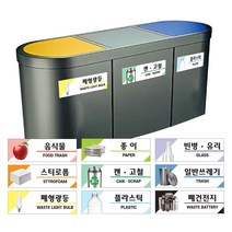 텀브굿즈 재활용 분리수거 표찰 포맥스 안내문 표지판, 플라스틱