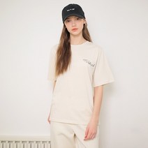[온앤온] 오버사이즈 레터링 티셔츠 NW1ME309