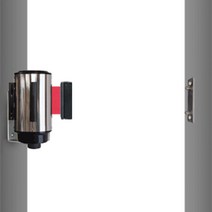 벨트차단봉 벽걸이형 3M 5cm TBW-153 차단봉 안전차단봉 벨트바리케이트 벨트형차단봉 안전용차단봉 대기줄 차단봉 안전용 벨트차단봉 대기바리게이트, 흑색