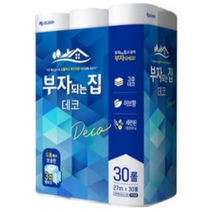부자되는집 데코 3겹 30롤, 1팩