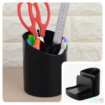 굿마켓 펜꽂이 책상연필꽂이 책상정리용품, 원형