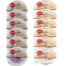 CJ 햇반 백미 작은공기 6개 + 흑미 작은공기 6개 (총 12개), 1세트, 130g