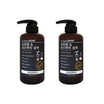 허브플러스 서리태&로즈마리 샴푸 아로마향, 500ml, 2개