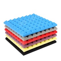 흡음제 흡음판 실내방음벽 방음제 셀프 10개세트, 노란색 두께 5cm(접착제 포함) 50x50c