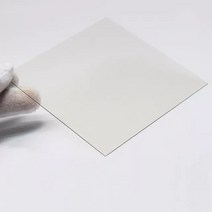 실험실 붕규산염 유리 패널 맞춤형 붕규산염 유리 50x50x1mm, 01 금