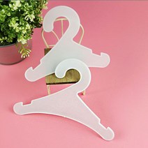 플라스틱 옷걸이 10개_화이트/애견옷정리/강아지옷걸이 고양이옷걸이, 화이트