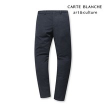 까르뜨블랑슈 울혼방 안감 본딩 팬츠 네이비