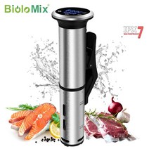 수비드머신 통돌이오븐 양갈비 수비드 스테이크 Biolomix 쿠커 스테인레스 스틸 2세대 IPX7 방수 디지털 정밀 머신, 중국_220-240V 50-60Hz | 미국