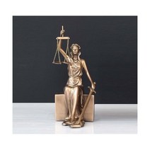 의여신상 모조 구리 동상 여신 조각 BookenDS 법률 사무소 사무실 장식 가정 선물 변호사 Sunchamo341253, As shown