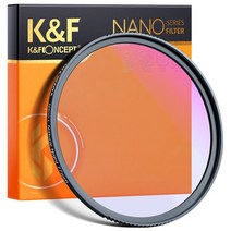 K amp F Concept 52mm-82mm 디지털 DSLR 카메라 렌즈 용 야간 스카이 스타 투명한 자연 필터 빛 오염 감소, [01] Night Filter, [02] 58mm