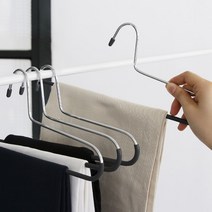 홈앤하우스 멀티코팅 바지 걸이 10P + 10P, 크림화이트, 옵션선택