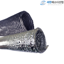 덕트 닥트호스 자바라 플랙시블 후렉시블 덕트호스 닥트배관 250mm 300mm 10M, TP(천)후렉시블 250mmX10M