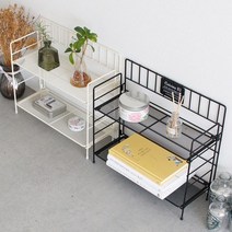 바보사랑 퀴진 컬렉션 철망선반(대) 2color.체리하우스, 블랙(KG8175N)