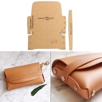 원데이클래스 가죽공방 카드지갑만들기 1set diy 크래프트 종이 템플릿 새로운 패션 클래식 카드 케이스 지갑 가죽 공예 패턴 diy 스텐실 바느질 패턴 6cm 12cm, 없음