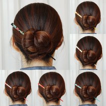 살롱드메리 한복장식 나무비녀 챕스틱 - 플라워