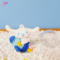 어항꾸미기 수족관꾸미기 둥둥떠다니는 잠수부 다이버 새우 구피 은신처 장식품 인공수초, 시나모롤로켓