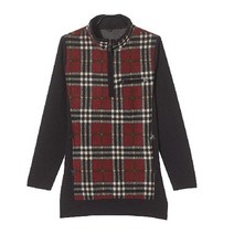 도톰한체크블라우스