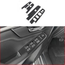 저렴한 Isuzu D MAX D-MAX 2021-2023 카본 창 리프트 버튼 스위치 패널 기어 시프트 커버 인테리어 액세서, 01 window switch cover