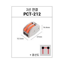 전선커넥터 레버형 통합 PCT-212 1개입, 1개
