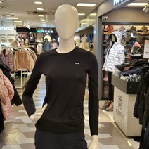 루이까스텔 여성 골프 냉감 잔스트라이프 라운드 이너 티셔츠 3LTTS383 블랙 루이 777